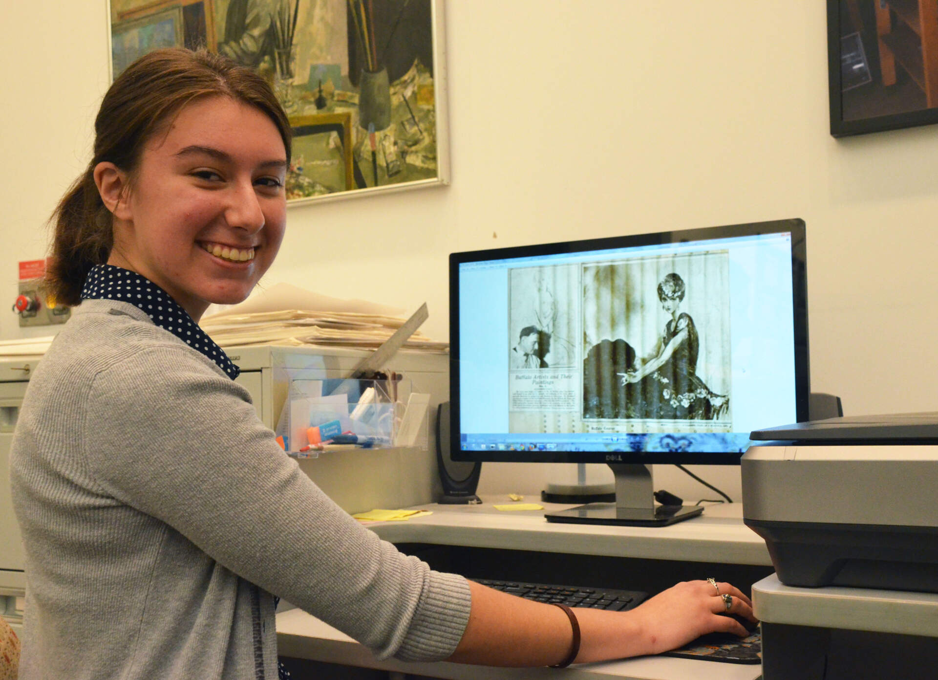 Alexander Levy Comes Alive for Archives Intern Amanda Tobin