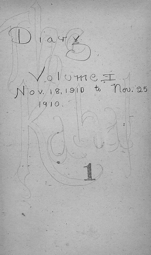 Volume I, Diary