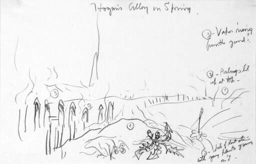 Study #4 for Hogan's Alley in Spring