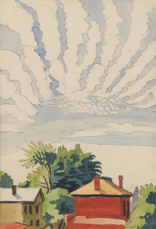 Untitled [Red house]