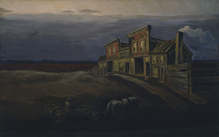 Burchfield and his Teacher Henry G. Keller