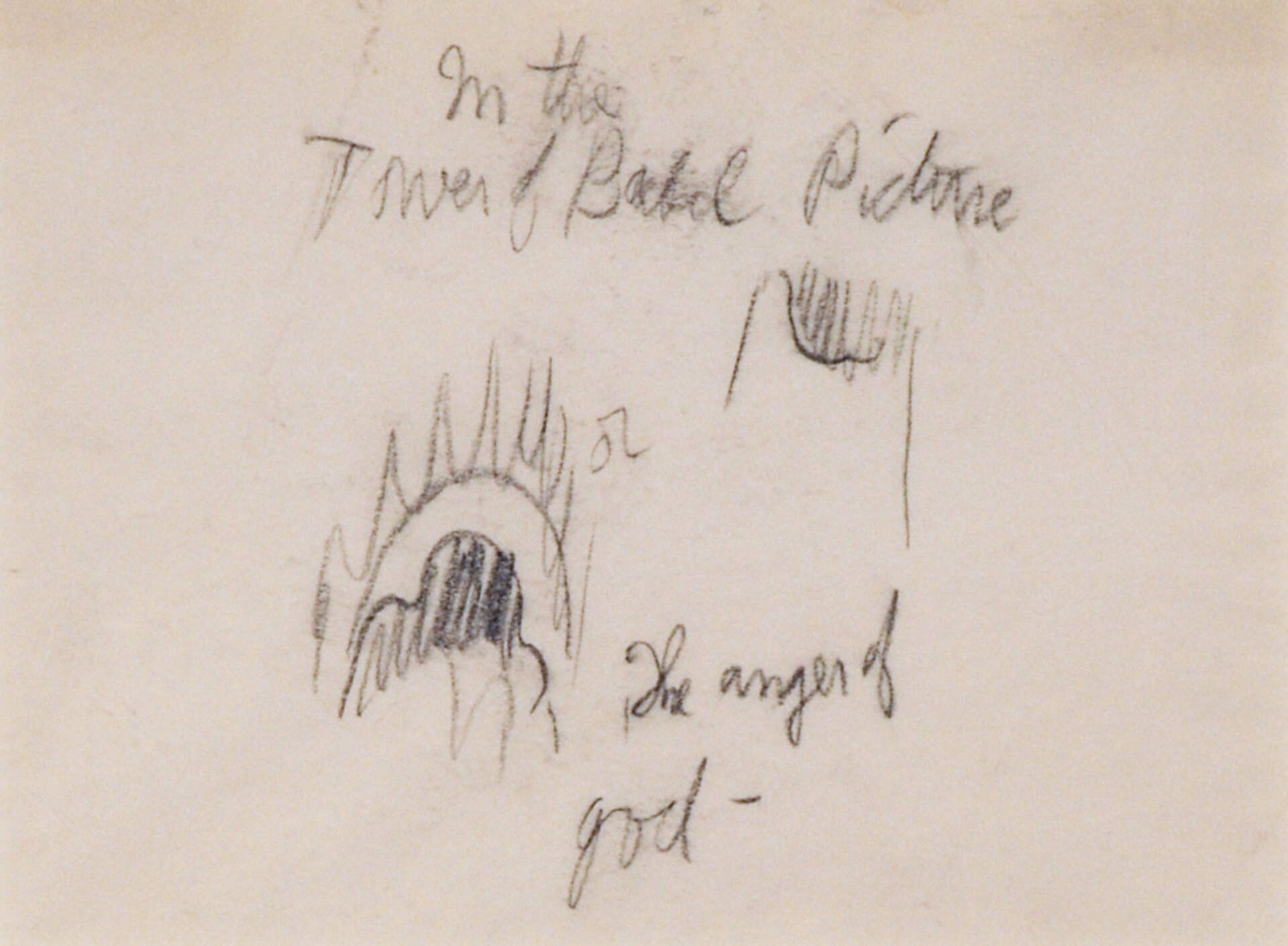 Sketch #1 for Tower of Babel