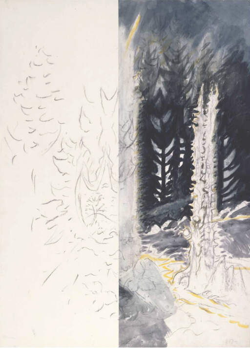 Easter Morning in the Woods (right side)
