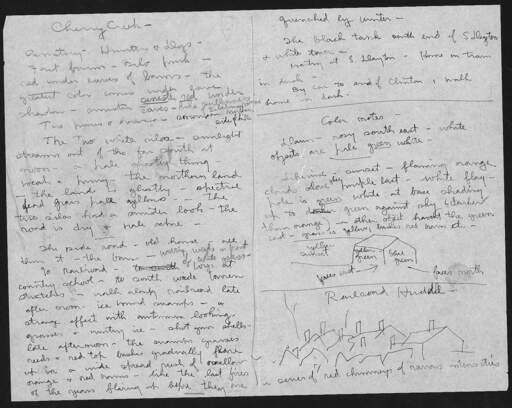 Loose page at back